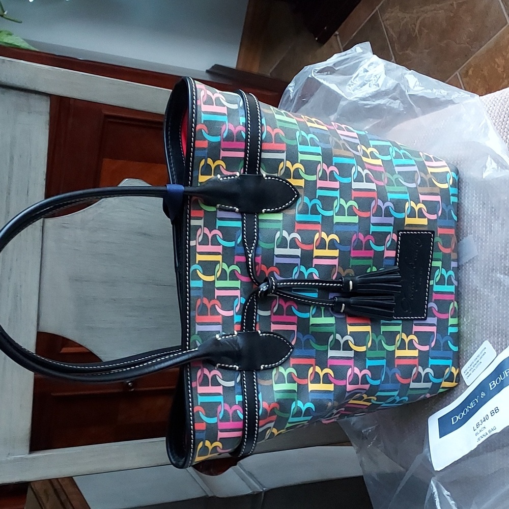 Dooney & Bourke Black Jenna Bag, NWT